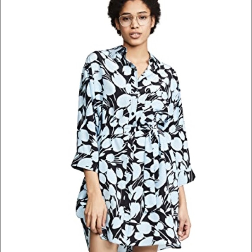 Silk shirt dress by No. 6
